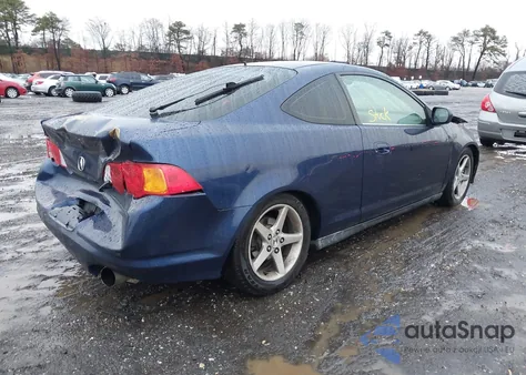 2002 Acura Rsx из США, поврежденный, VIN JH4DC54812C033157